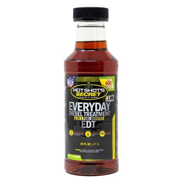 HSSEDT16Z – HOT SHOTS Fuel Additive, Cetane Booster For Diesel Treats Up To 400 Gallons For Premium Dose/ Treats Up T...
